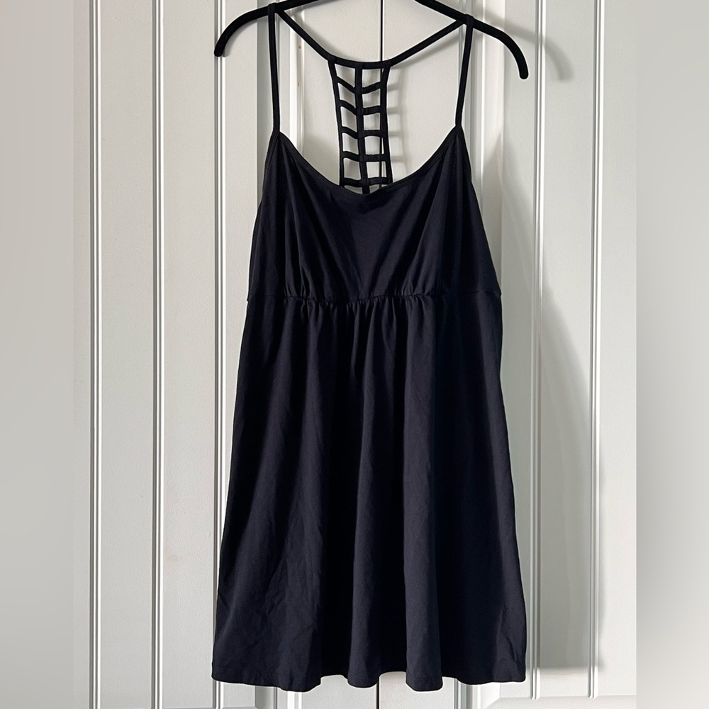 Cacique Sleepwear Black Cotton Modal Blend Nightgown Sleep Dress Plus Size 18/20